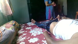 Displaying on real Indian maid with twist