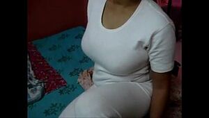 Red-hot Indian large jugs  Muslim female exposing